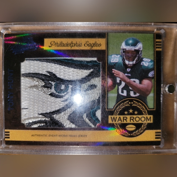 Eagles Patch Logo Card Tony Hunt - Picture 1 of 1